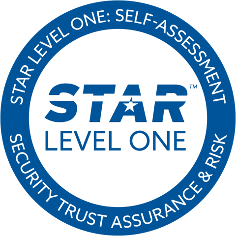 CSA STAR Level One: Self-Assessment badge